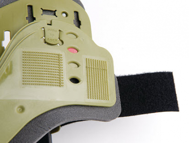 Preview: Laerdal Stifneck Select Halskrause Oliv Detailansicht
